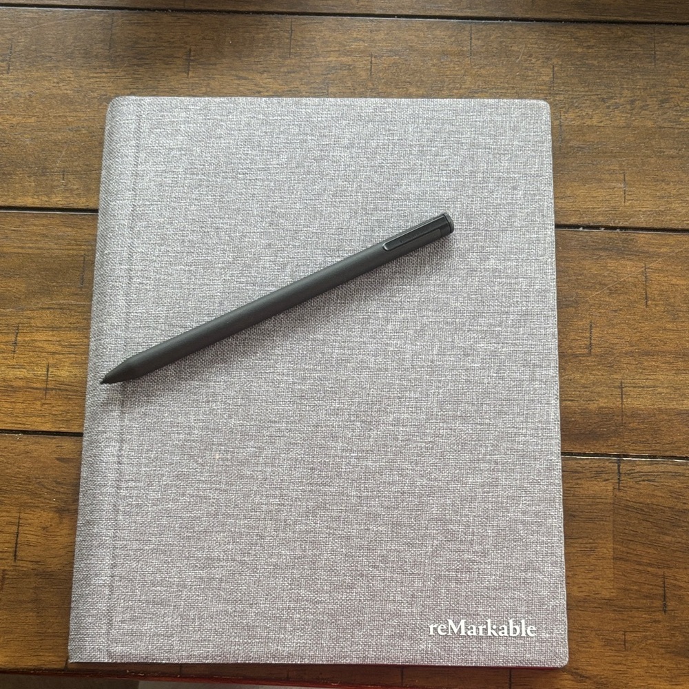 Gray Tablet with Stylus